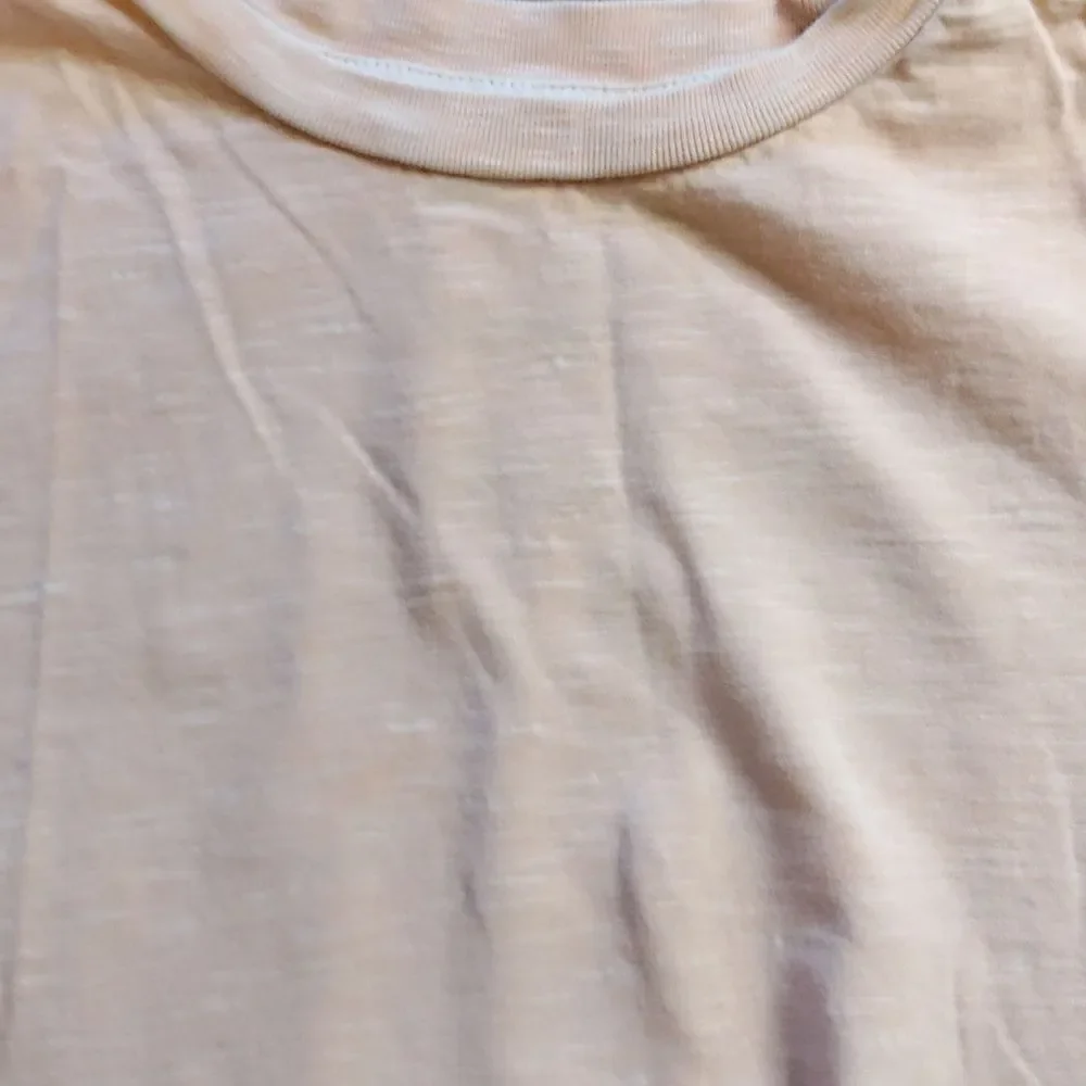 C&C California shirt size 10 cotton orange peach spring summer vintage look